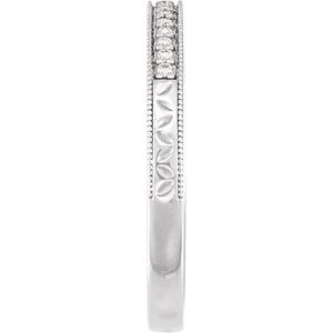 1/8 Ctw Lab Grown Diamond Band