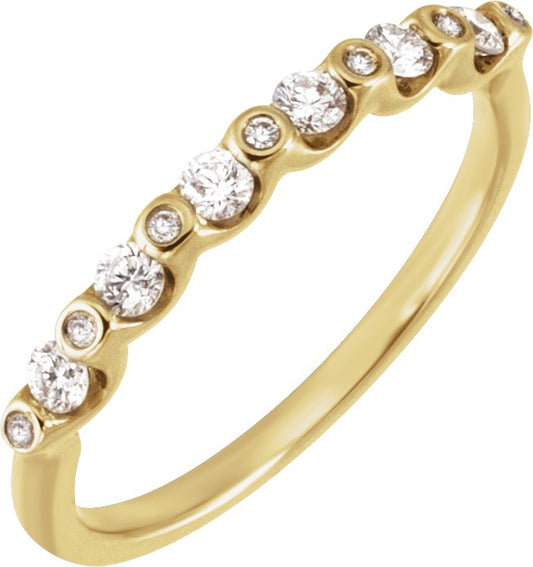 1/3 Ctw Lab-Grown Diamond Anniversary Band