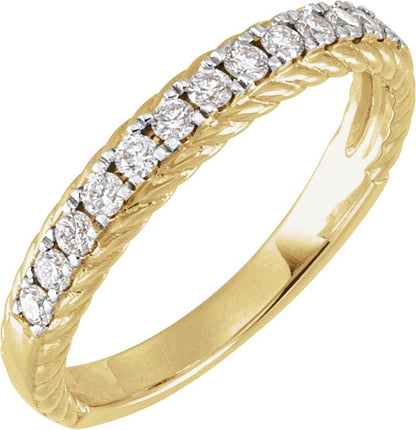 1/3 Ctw Lab-Grown Diamond Anniversary Band