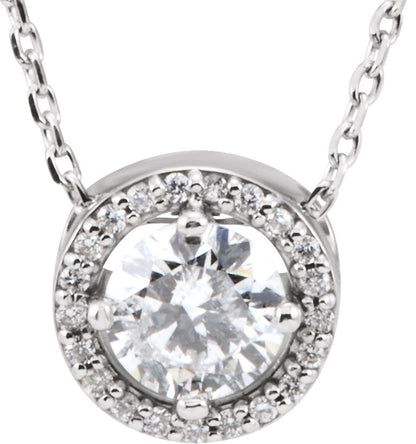 1/2 Ctw Lab-Grown Diamond Necklace