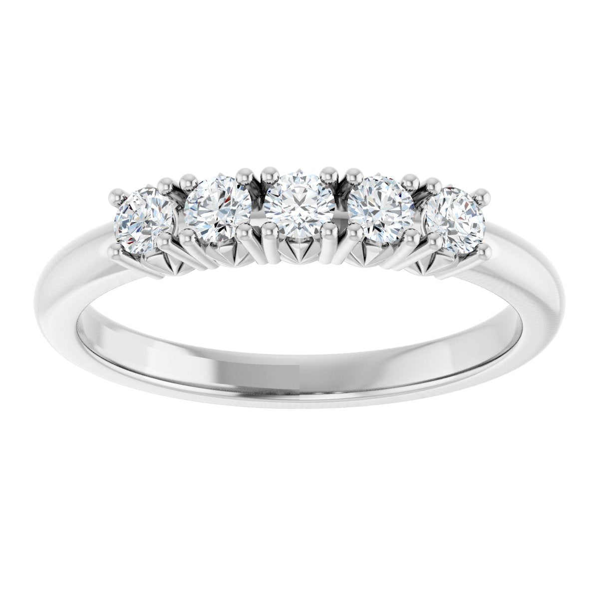 1/3 Ctw Lab-Grown Diamond Anniversary Band - White Gold - Lab Grown Diamond