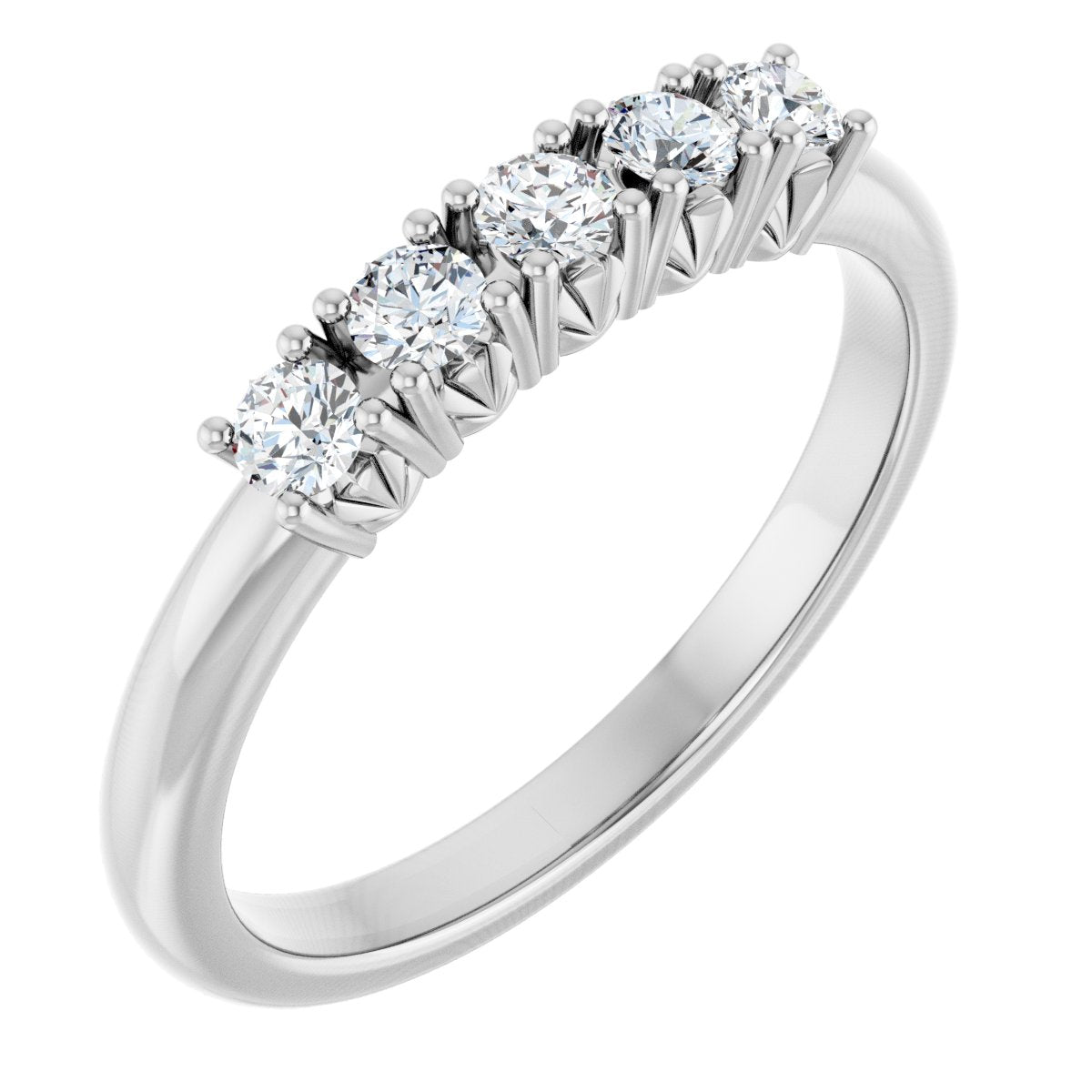 1/3 Ctw Lab-Grown Diamond Anniversary Band - White Gold - Lab Grown Diamond