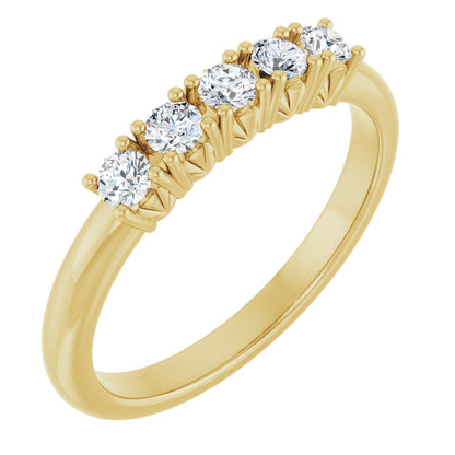 1/3 Ctw Lab-Grown Diamond Anniversary Band