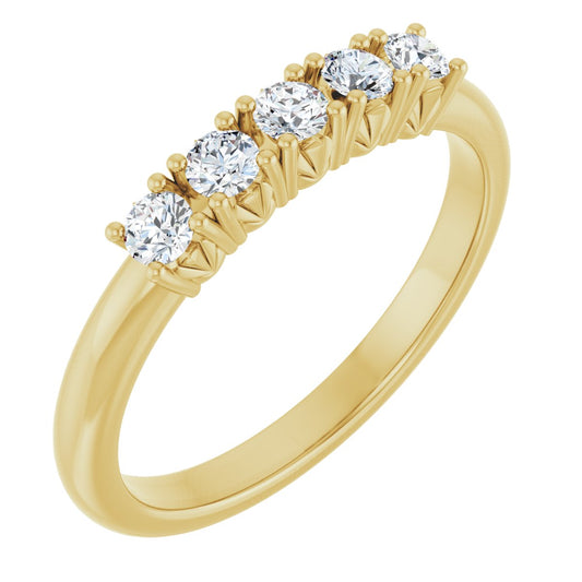 1/3 Ctw Lab-Grown Diamond Anniversary Band