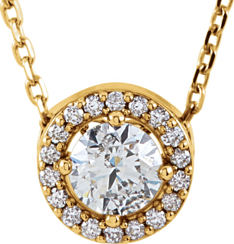 1/2 Ctw Lab-Grown Diamond Necklace - Lab Grown Diamond