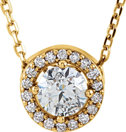 1/2 Ctw Lab-Grown Diamond Necklace - Lab Grown Diamond