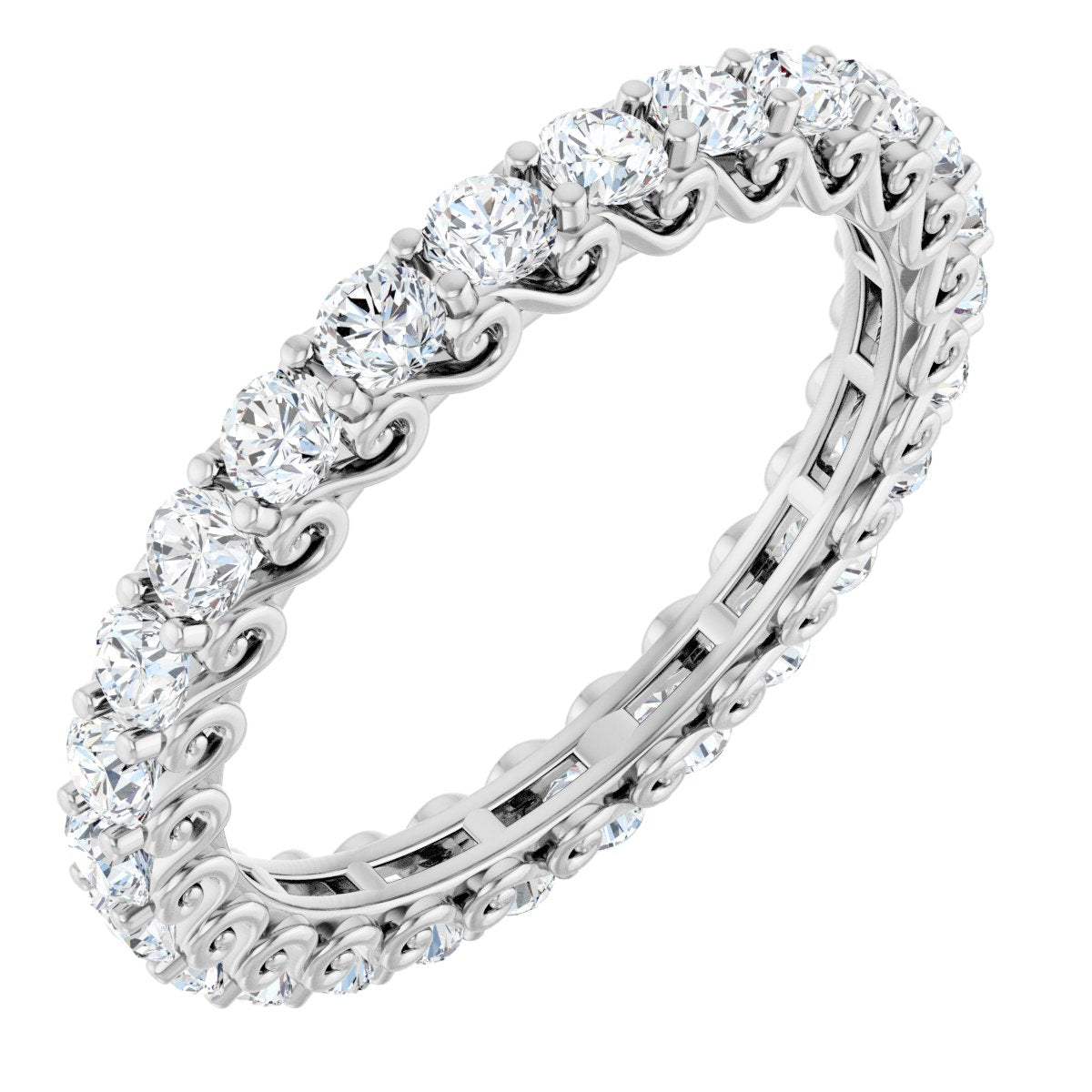 1 7/8 Ctw Lab-Grown Diamond Eternity Band