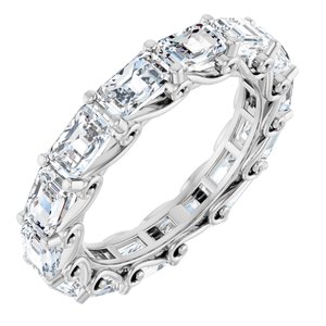 5 1/2 Ctw Emerald Lab-Grown Diamond Band