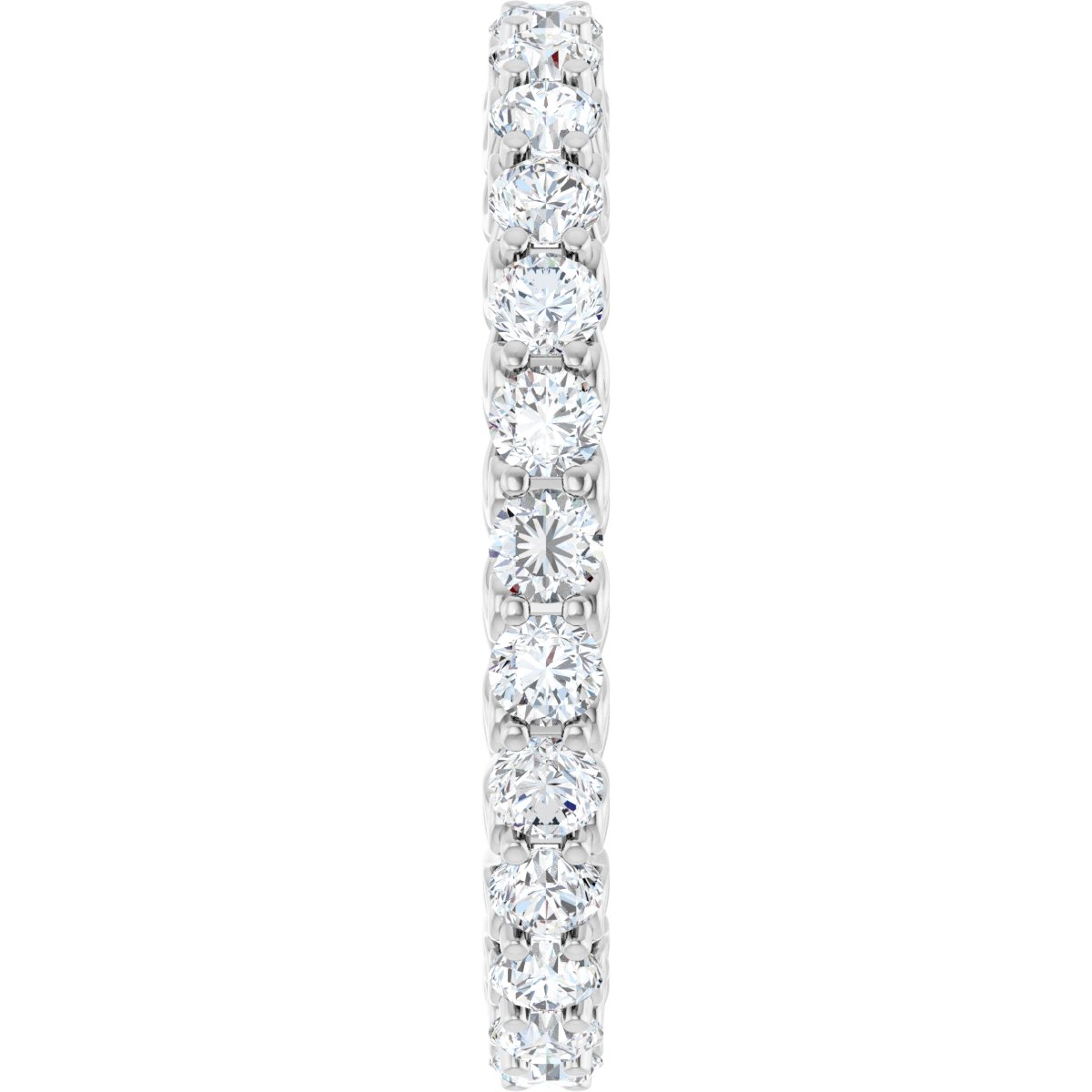 1 7/8 Ctw Lab-Grown Diamond Eternity Band - White Gold - Lab Grown Diamond