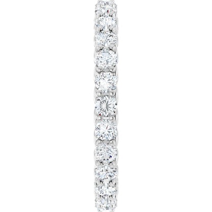 1 7/8 Ctw Lab-Grown Diamond Eternity Band - White Gold - Lab Grown Diamond
