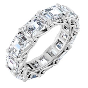6 3/4 Ctw Emerald Lab-Grown Diamond Eternity Band
