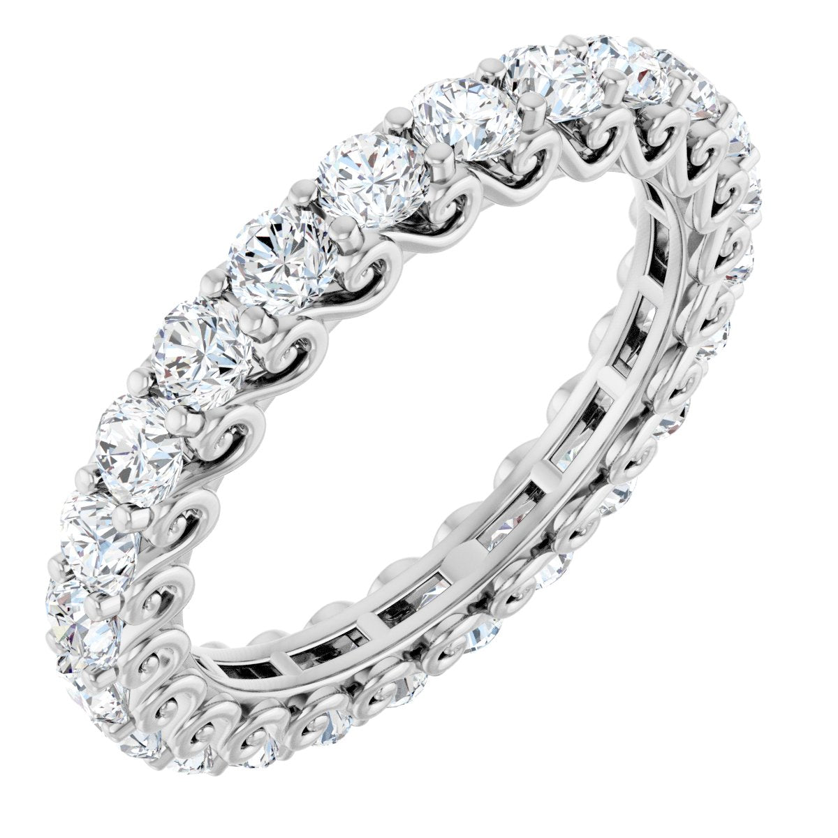 1 5/8 Ctw Lab-Grown Diamond Eternity Band