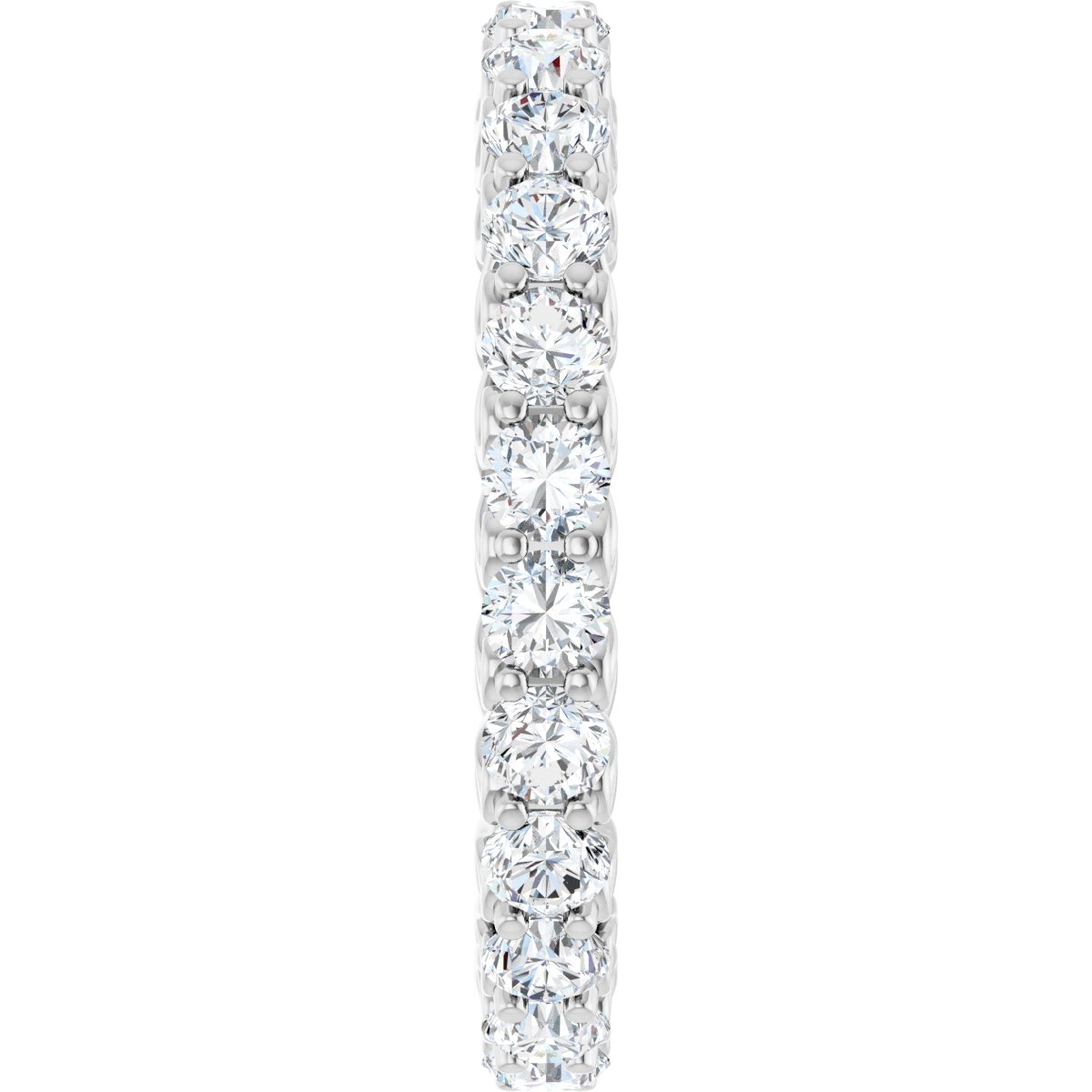 1 5/8 Ctw Lab-Grown Diamond Eternity Band - White Gold - Lab Grown Diamond