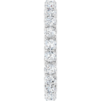 1 5/8 Ctw Lab-Grown Diamond Eternity Band - White Gold - Lab Grown Diamond