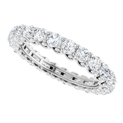 1 5/8 Ctw Lab-Grown Diamond Eternity Band - White Gold - Lab Grown Diamond