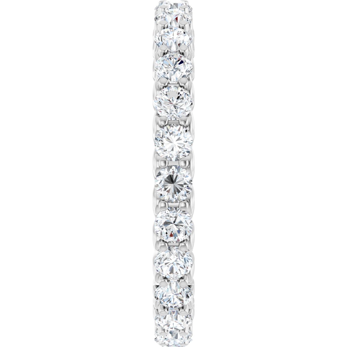 1 3/4 Ctw Lab-Grown Diamond Eternity Band - White Gold - Lab Grown Diamond