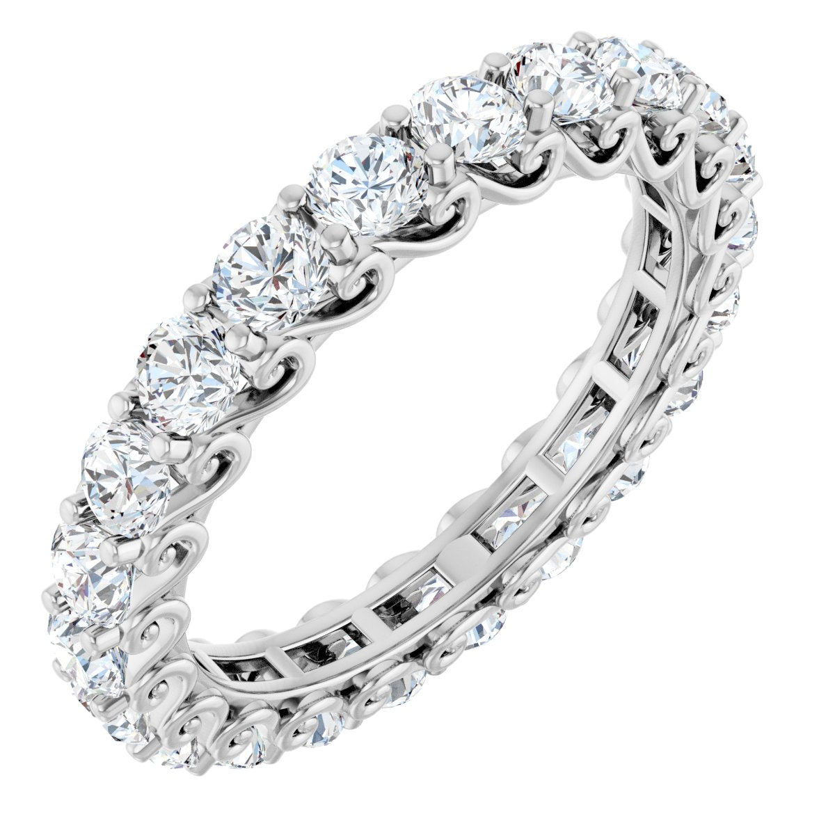 2 1/5 Ctw Lab-Grown Diamond Eternity Band