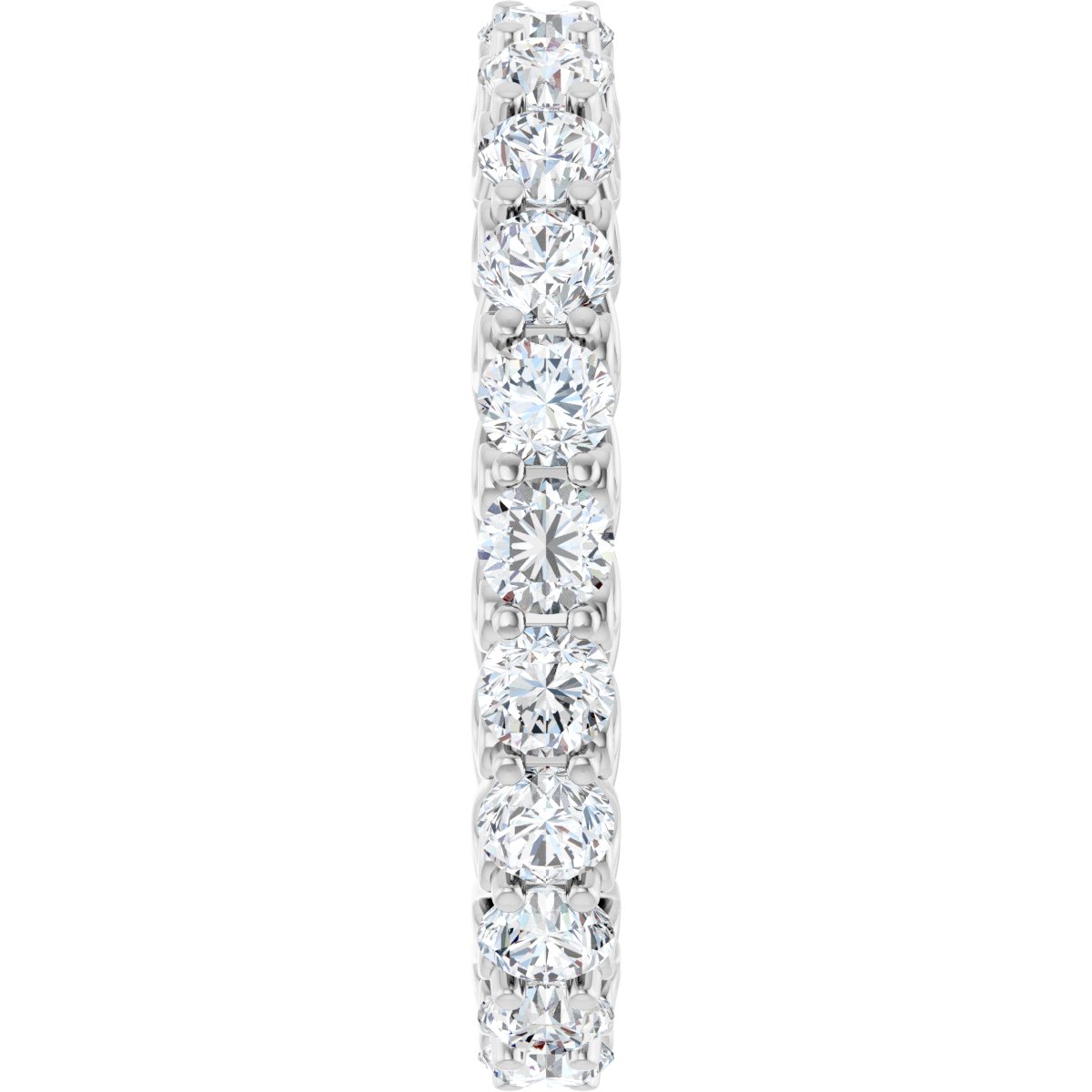 2 1/5 Ctw Lab-Grown Diamond Eternity Band - White Gold - Lab Grown Diamond