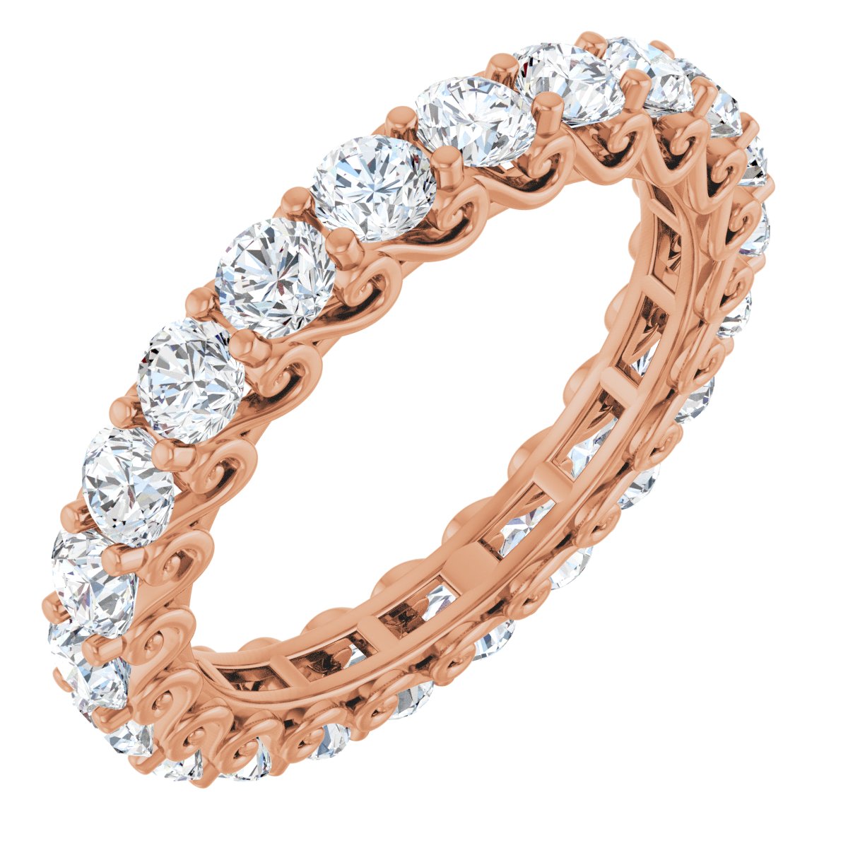 2 1/5 Ctw Lab-Grown Diamond Eternity Band
