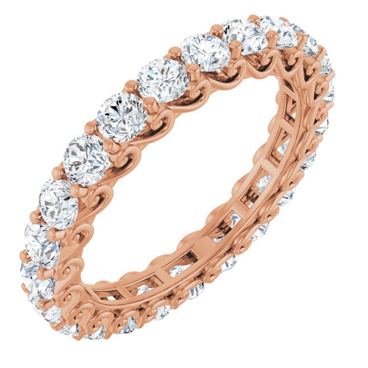 2 1/3 Ctw Lab-Grown Diamond Eternity Band