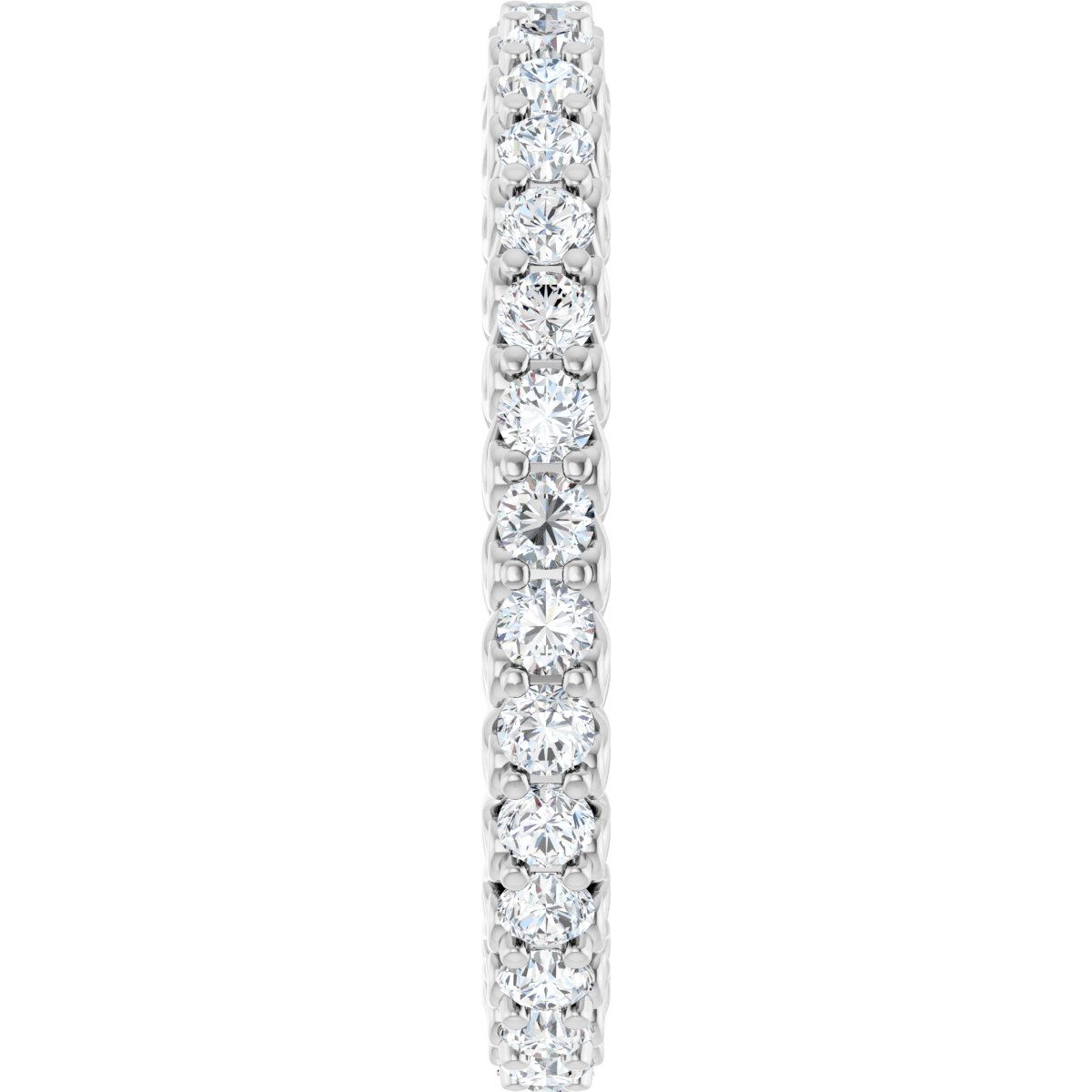 1 1/8 Ctw Lab-Grown Diamond Eternity Band - White Gold - Lab Grown Diamond