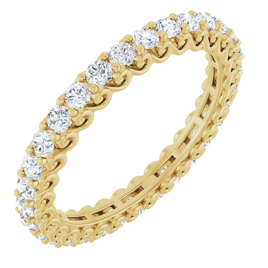 1 1/6 Ctw Lab-Grown Diamond Eternity Band
