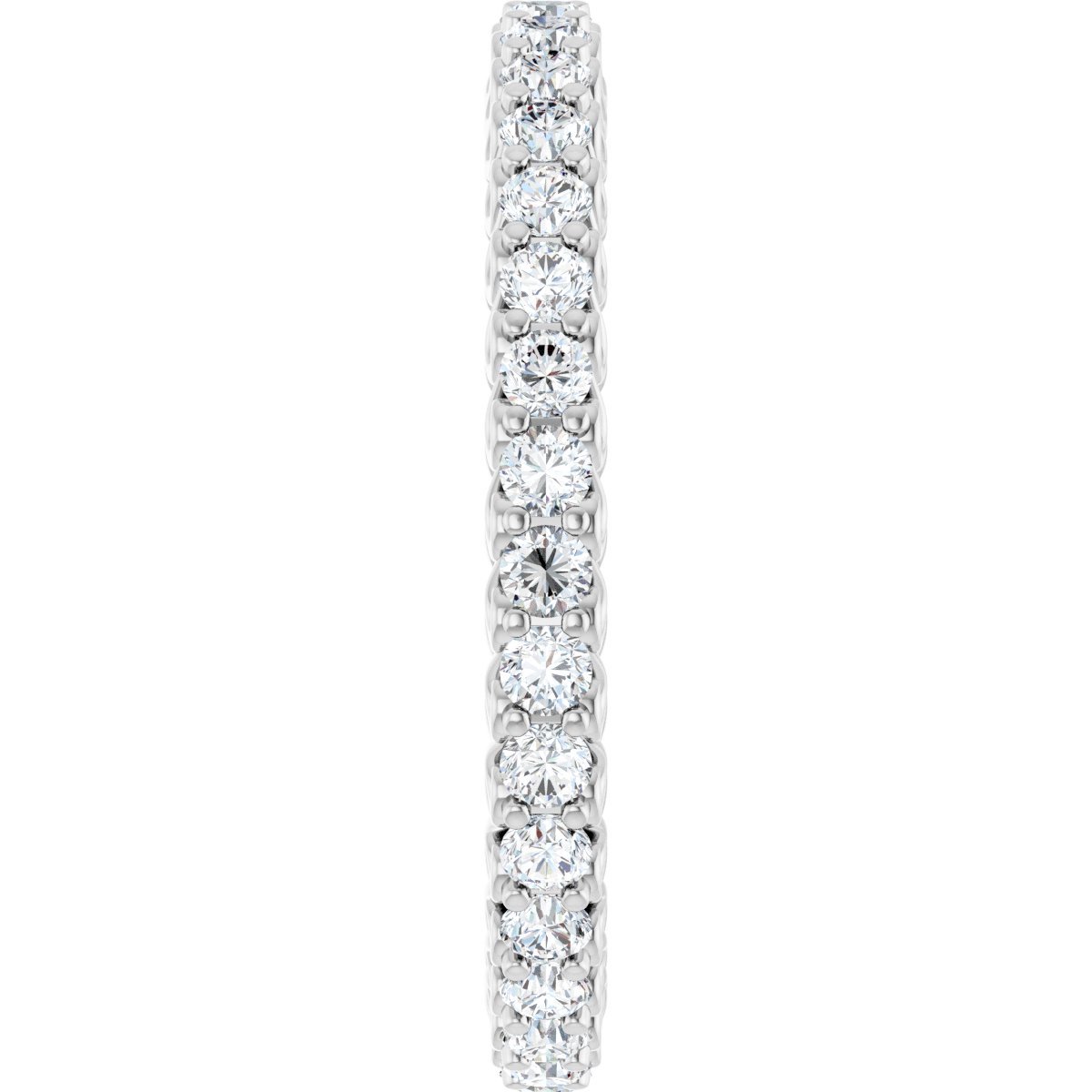 1 1/6 Ctw Lab-Grown Diamond Eternity Band - White Gold - Lab Grown Diamond