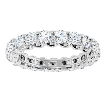 2 Ctw Lab-Grown Diamond Eternity Band - White Gold - Lab Grown Diamond