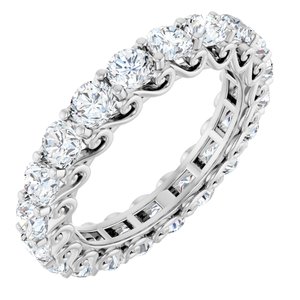 2 Ctw Lab-Grown Diamond Eternity Band
