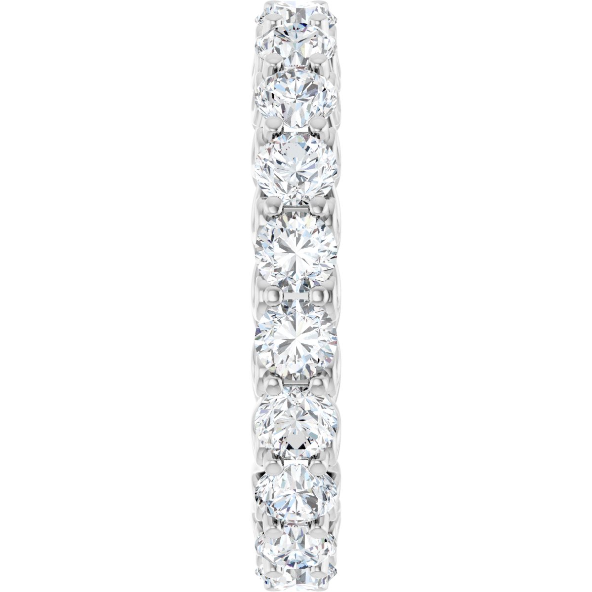 2 Ctw Lab-Grown Diamond Eternity Band - White Gold - Lab Grown Diamond