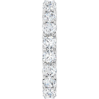 2 Ctw Lab-Grown Diamond Eternity Band - White Gold - Lab Grown Diamond