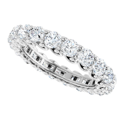 2 Ctw Lab-Grown Diamond Eternity Band - White Gold - Lab Grown Diamond