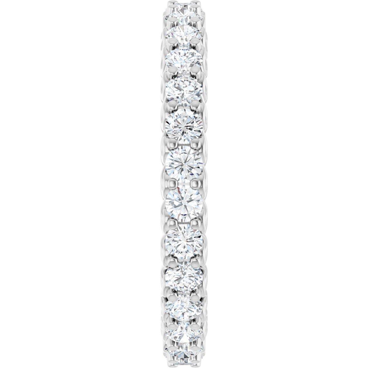 1 Ctw Lab-Grown Diamond Eternity Band - White Gold - Lab Grown Diamond