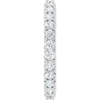 1 Ctw Lab-Grown Diamond Eternity Band - White Gold - Lab Grown Diamond
