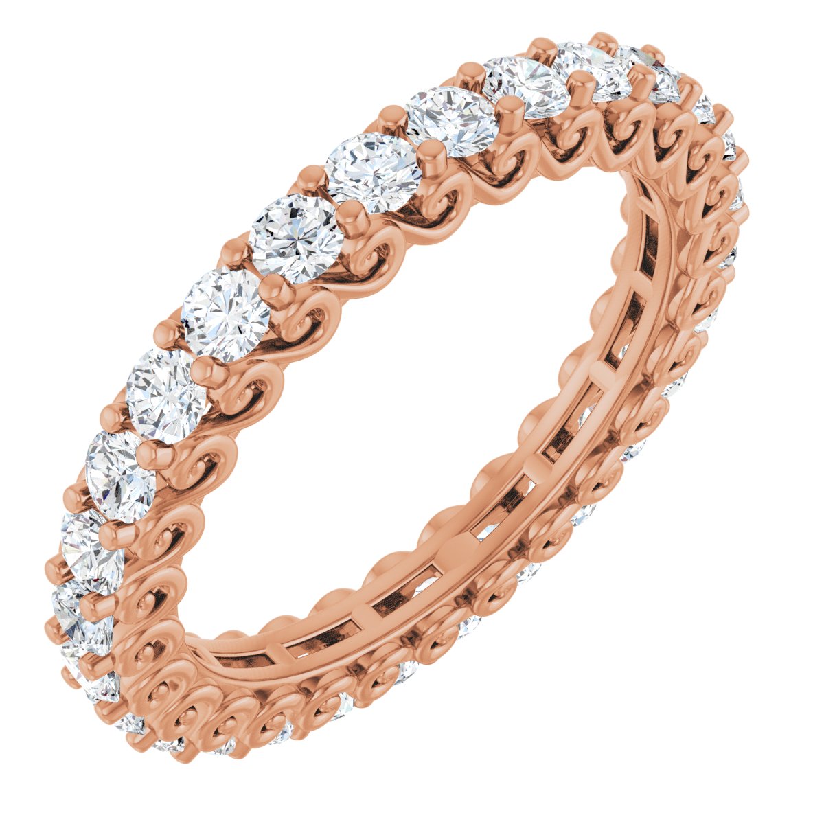 1 Ctw Lab-Grown Diamond Eternity Band