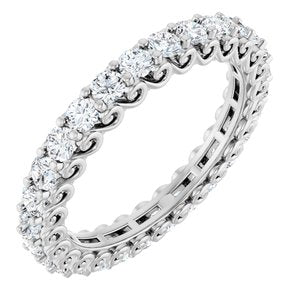 1 Ctw Lab-Grown Diamond Eternity Band