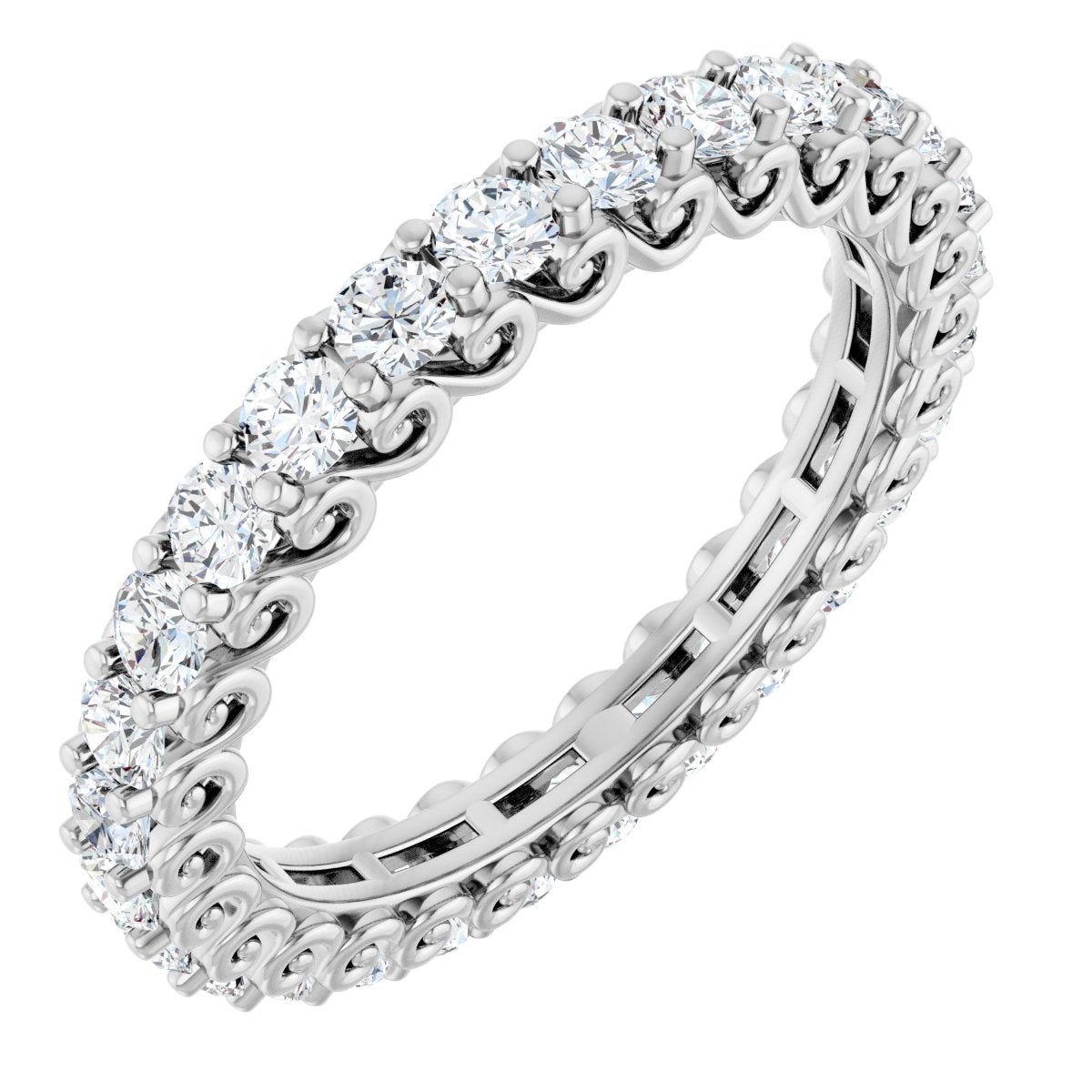 1 Ctw Lab-Grown Diamond Eternity Band