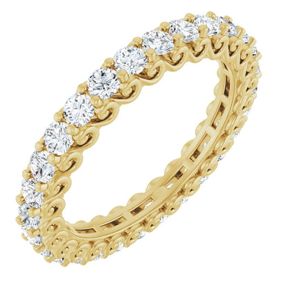 1 Ctw Lab-Grown Diamond Eternity Band