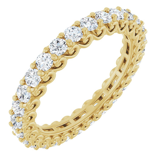 1 Ctw Lab-Grown Diamond Eternity Band