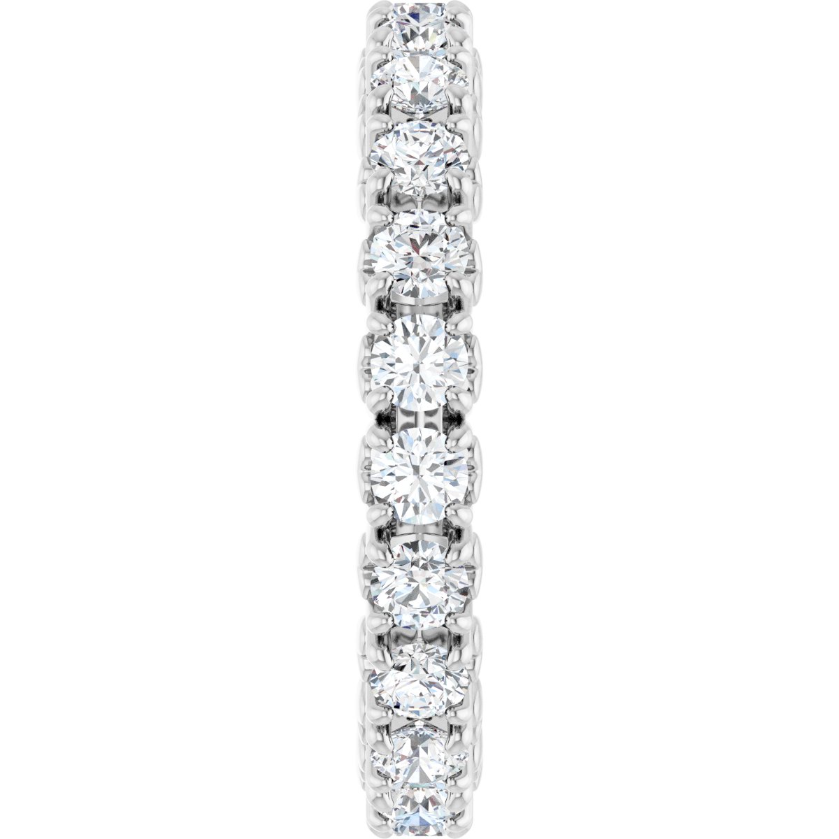 1 1/8 Ctw Lab-Grown Diamond Eternity Band - White Gold - Lab Grown Diamond