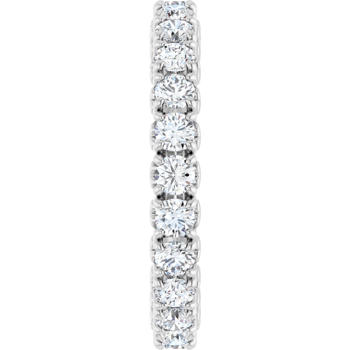 1 1/5 Ctw Lab-Grown Diamond Eternity Band - White Gold - Lab Grown Diamond