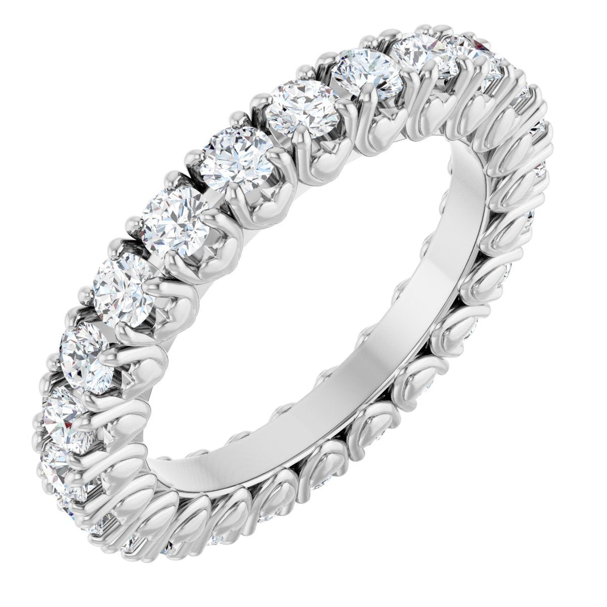 1 1/5 Ctw Lab-Grown Diamond Eternity Band