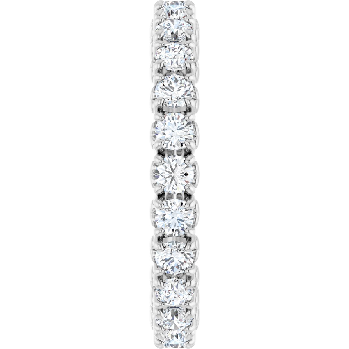 1 1/5 Ctw Lab-Grown Diamond Eternity Band - White Gold - Lab Grown Diamond