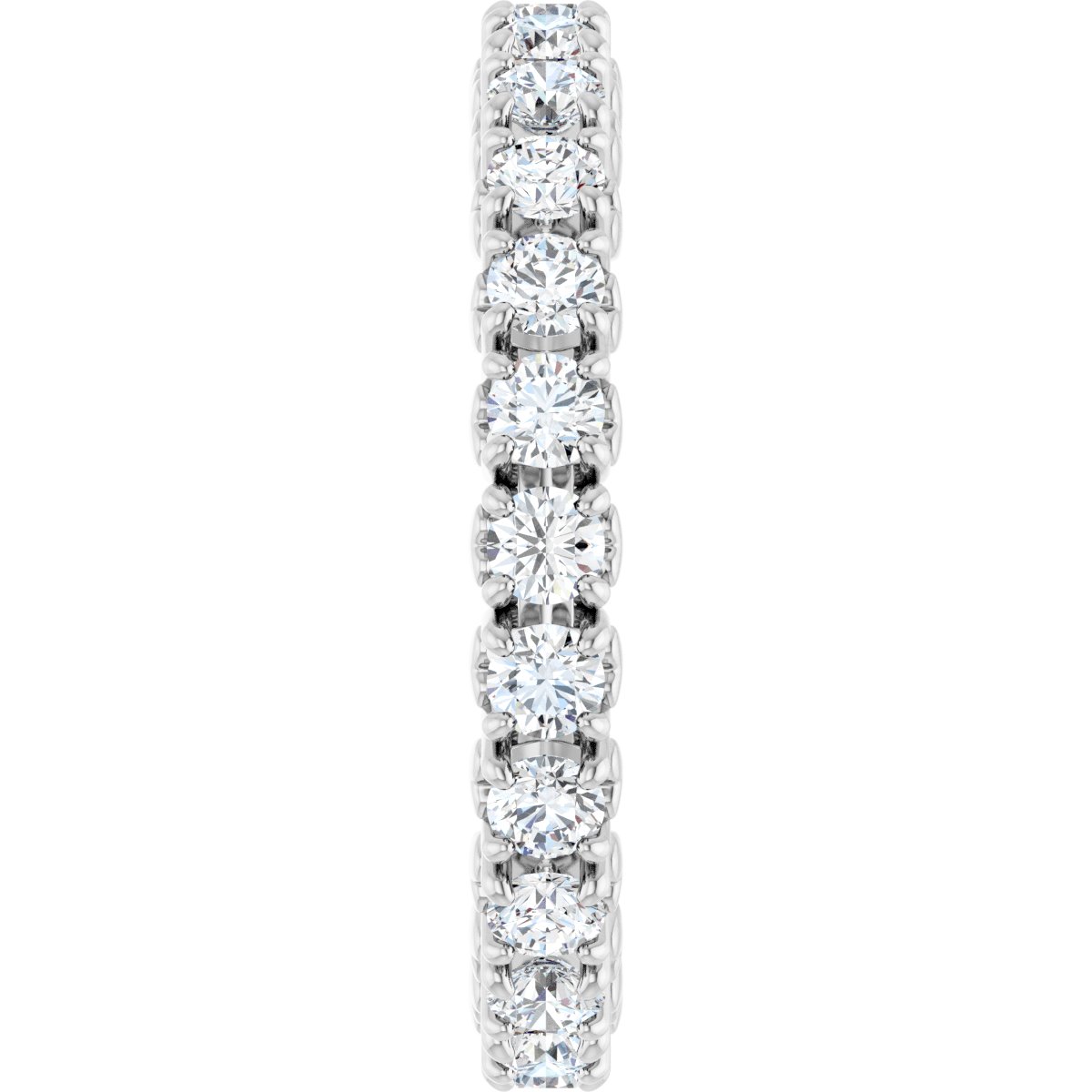 1 1/3 Ctw Lab-Grown Diamond Eternity Band - White Gold - Lab Grown Diamond