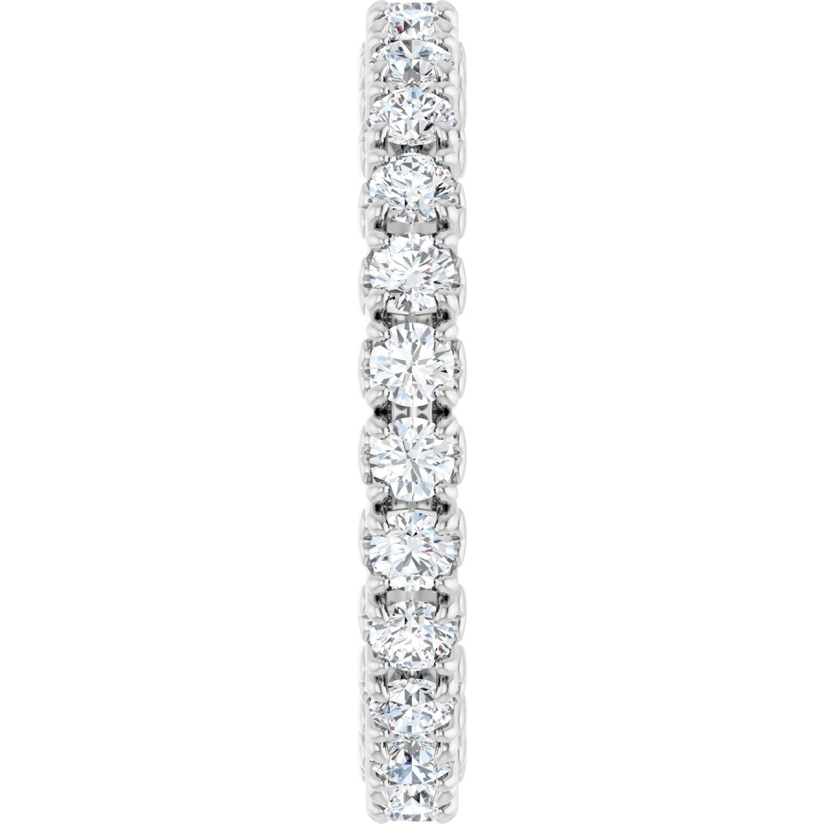 1 1/3 Ctw Lab-Grown Diamond Eternity Band - White Gold - Lab Grown Diamond