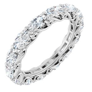 3 1/2 Ctw Oval Lab-Grown Diamond Eternity Band