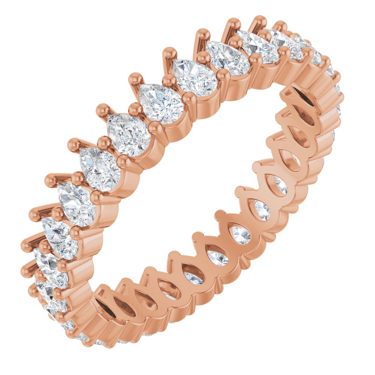 1 3/8 Ctw Pear Lab-Grown Diamond Eternity Band