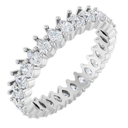 1 3/8 Ctw Pear Lab-Grown Diamond Eternity Band