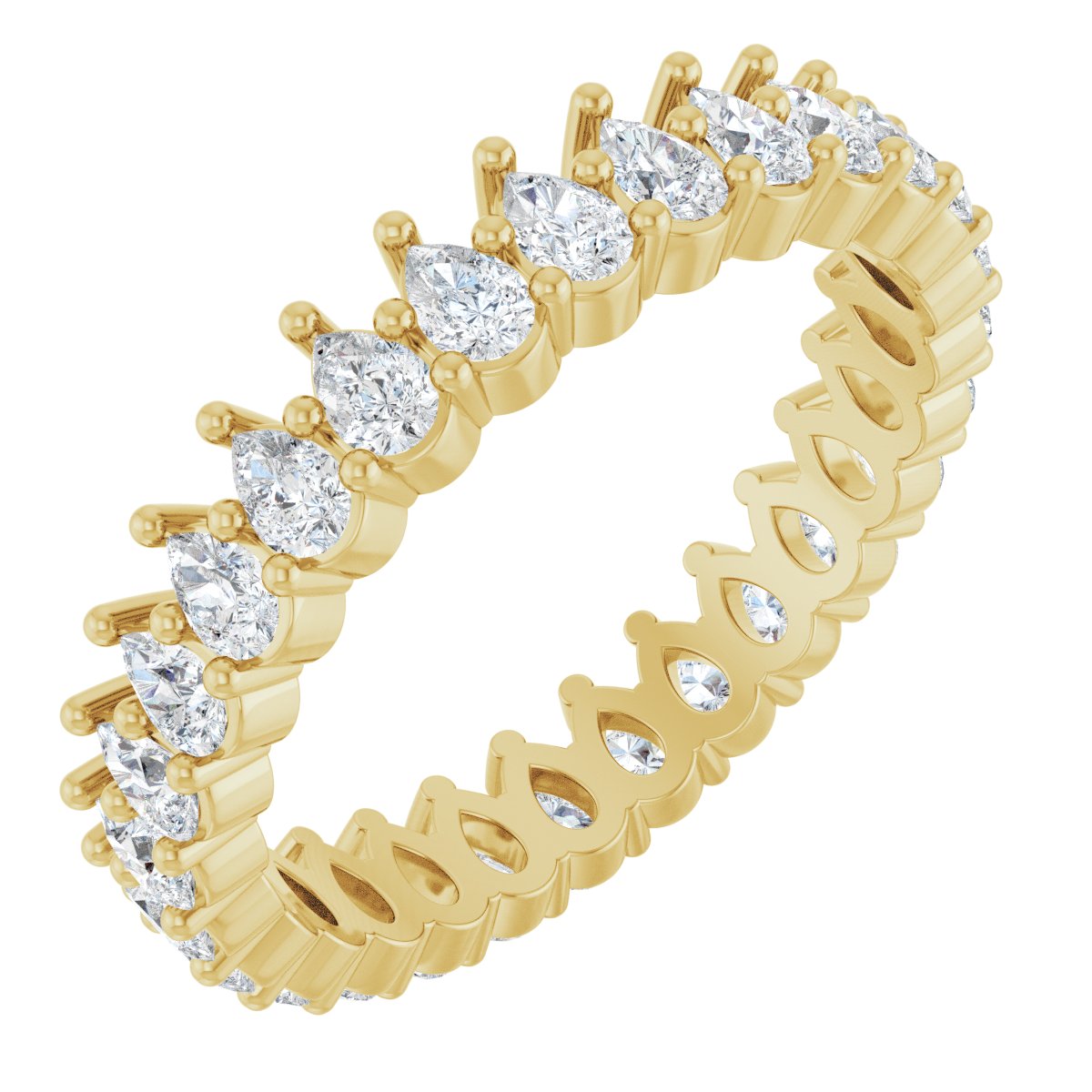 1 3/8 Ctw Pear Lab-Grown Diamond Eternity Band