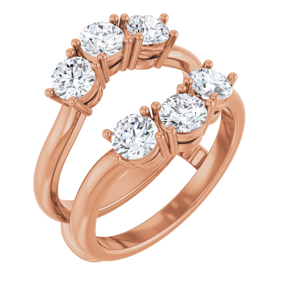 1 1/2 Ctw Lab-Grown Diamond Ring Guard